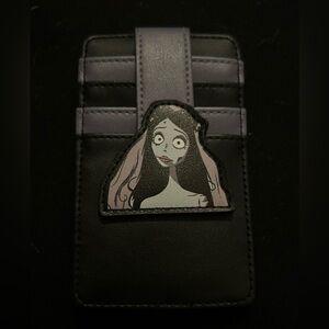 Corpse Bride Black and Gray Card Holder NWOT